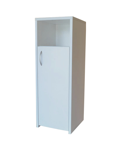 Kúpelňová skrinka - Kúpeľňová skrinka, MINI ADAS stĺpik 40cm BIELA