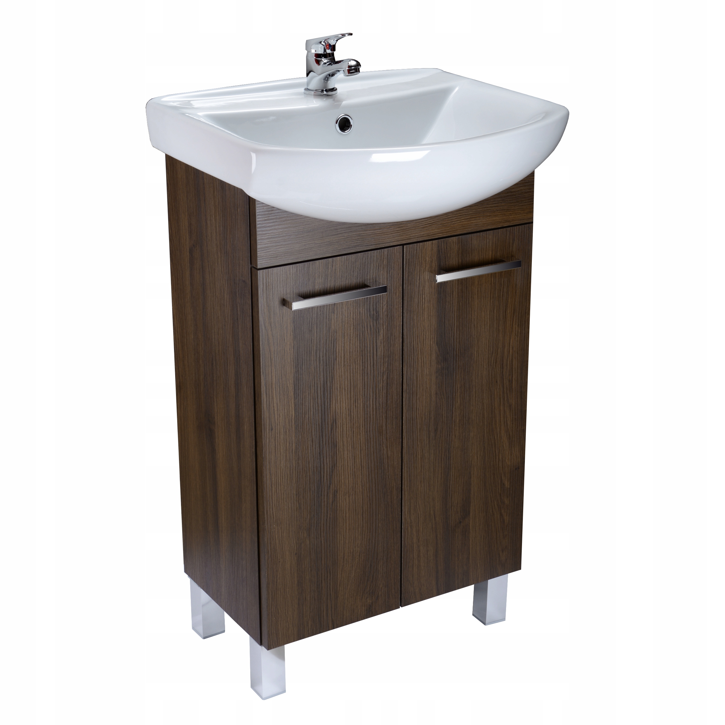 Kúpelňová skrinka - Skrinka s umývadlom 50 cm Oak Palermo | stojaci |