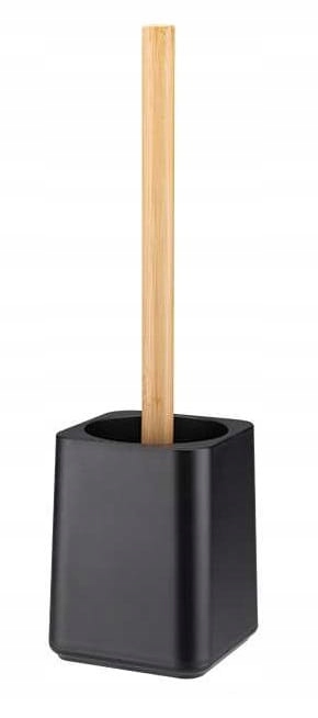 WC kefa - WC Brush Square Container Moreno Black Bamboo