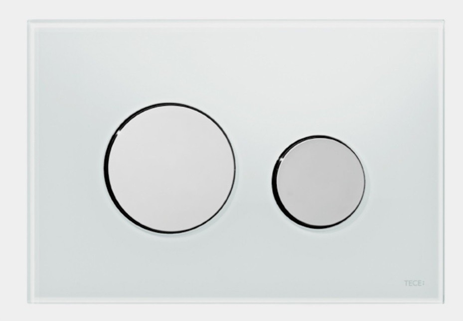 Splachovacie WC tlačítko -  TECE LOOP 9240660 WC BUDY BIAłe/Chrome WYPRZ.