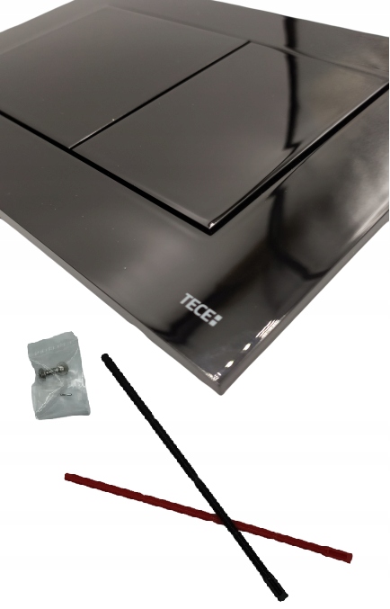 BUTTON TECE splachovača WC FRAME BLACK