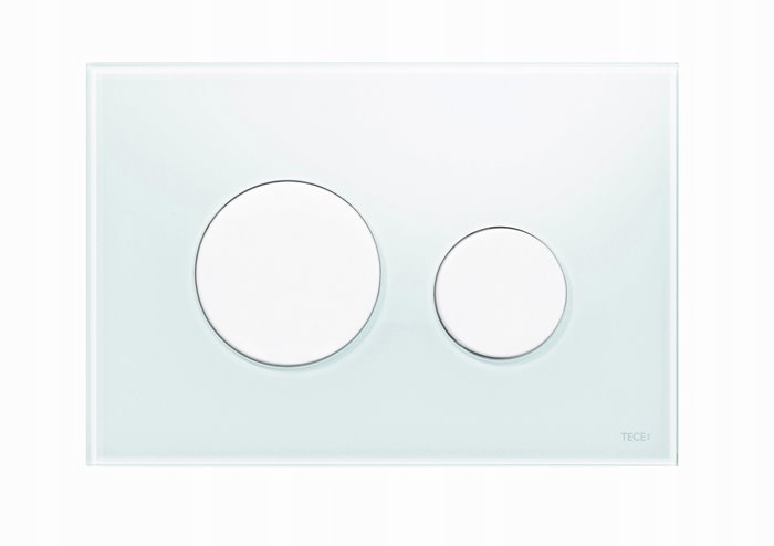 TECE TECEloop - BUTTON GLASS WHITE