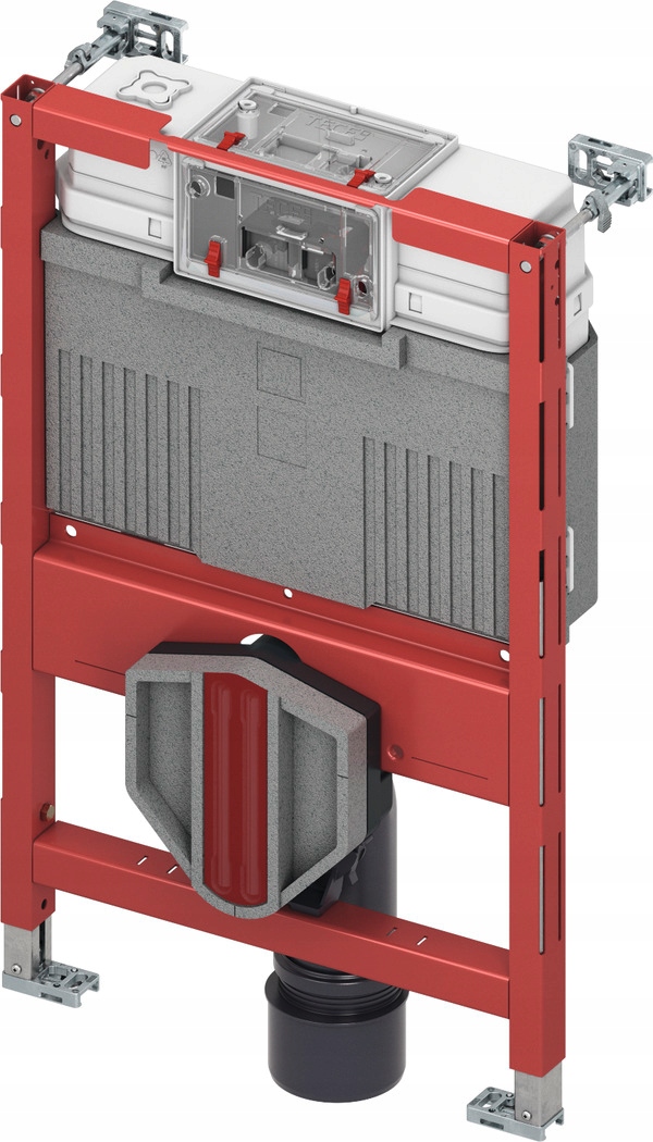 Podomietkový WC modul -  Rám pod bielym závesným umývadlom 40x38x31cm
