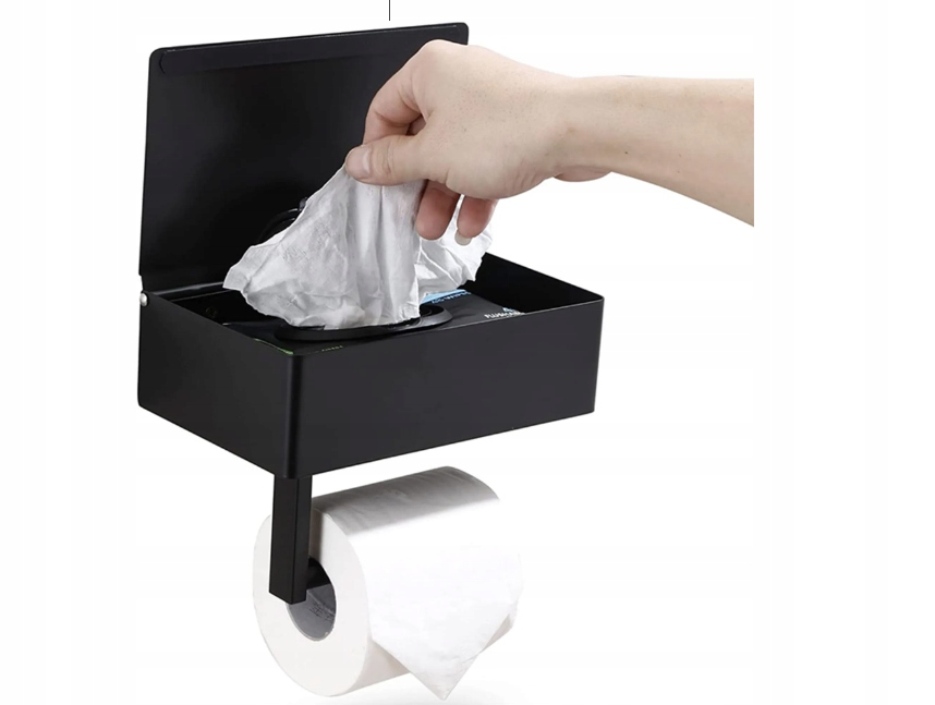 Držiak na toaletný papier - Držiak na papierový papier so Schówom a poličkou