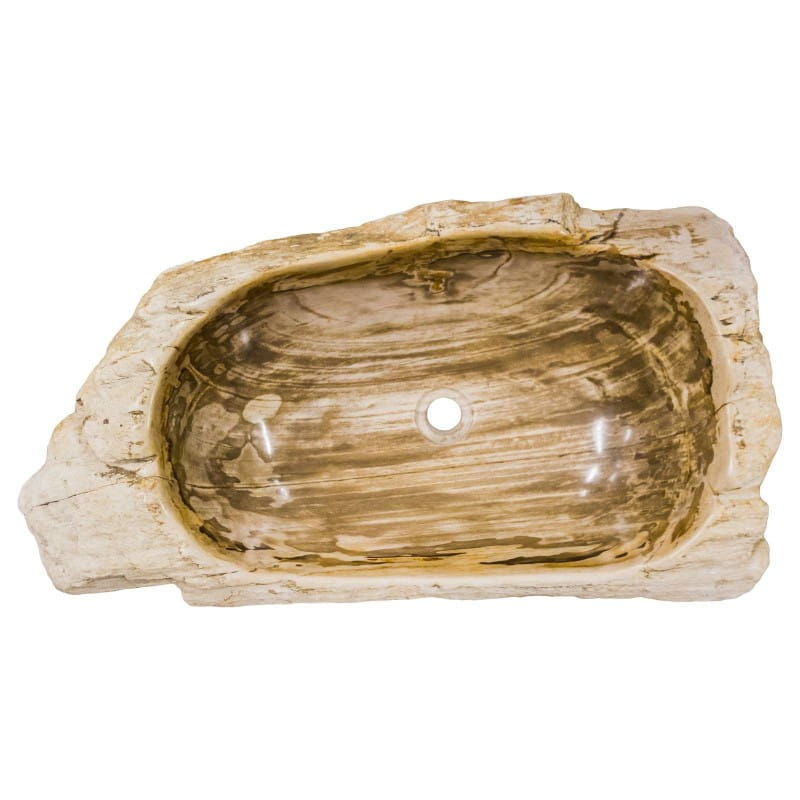 Umývadlo - SINK 78x42x21 cm zo skameneného dreva