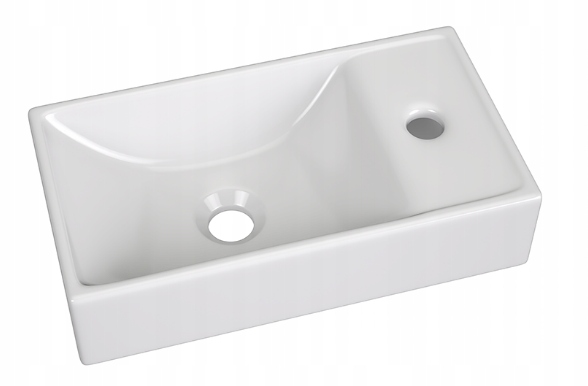 Umývadlo - ELISA 40x22 keramické umývadlo s otvorom L / P