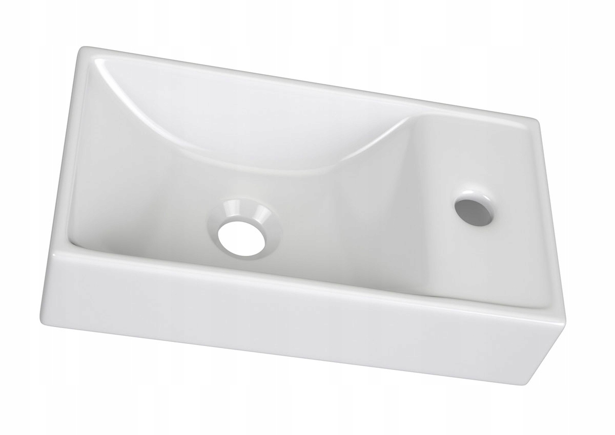 Umývadlo - Keramický nábytok umývadlo biela 40 cm moderná