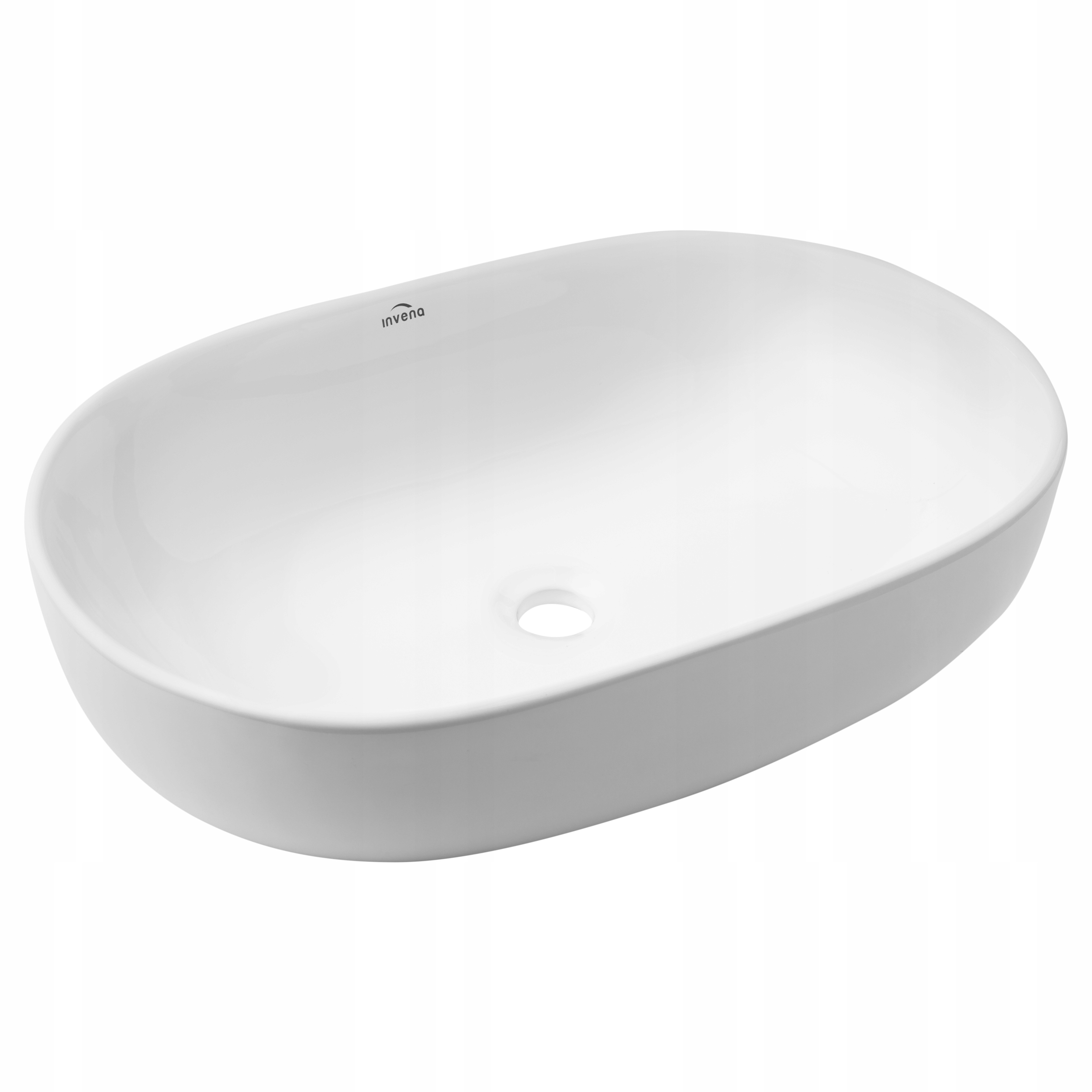Umývadlo - Keramická umývadlo Oval Oval Invena