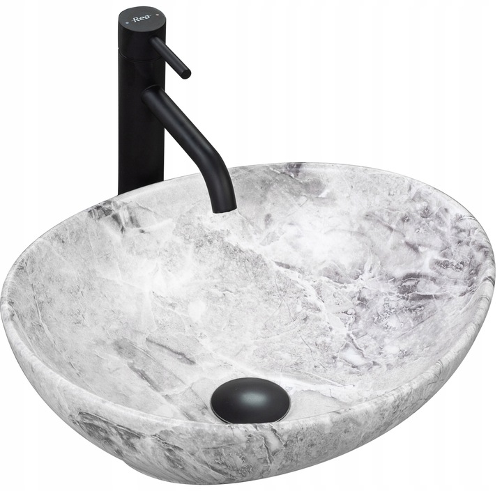 Umývadlo - Keramická Sofia Sofia Stone Rea Grey