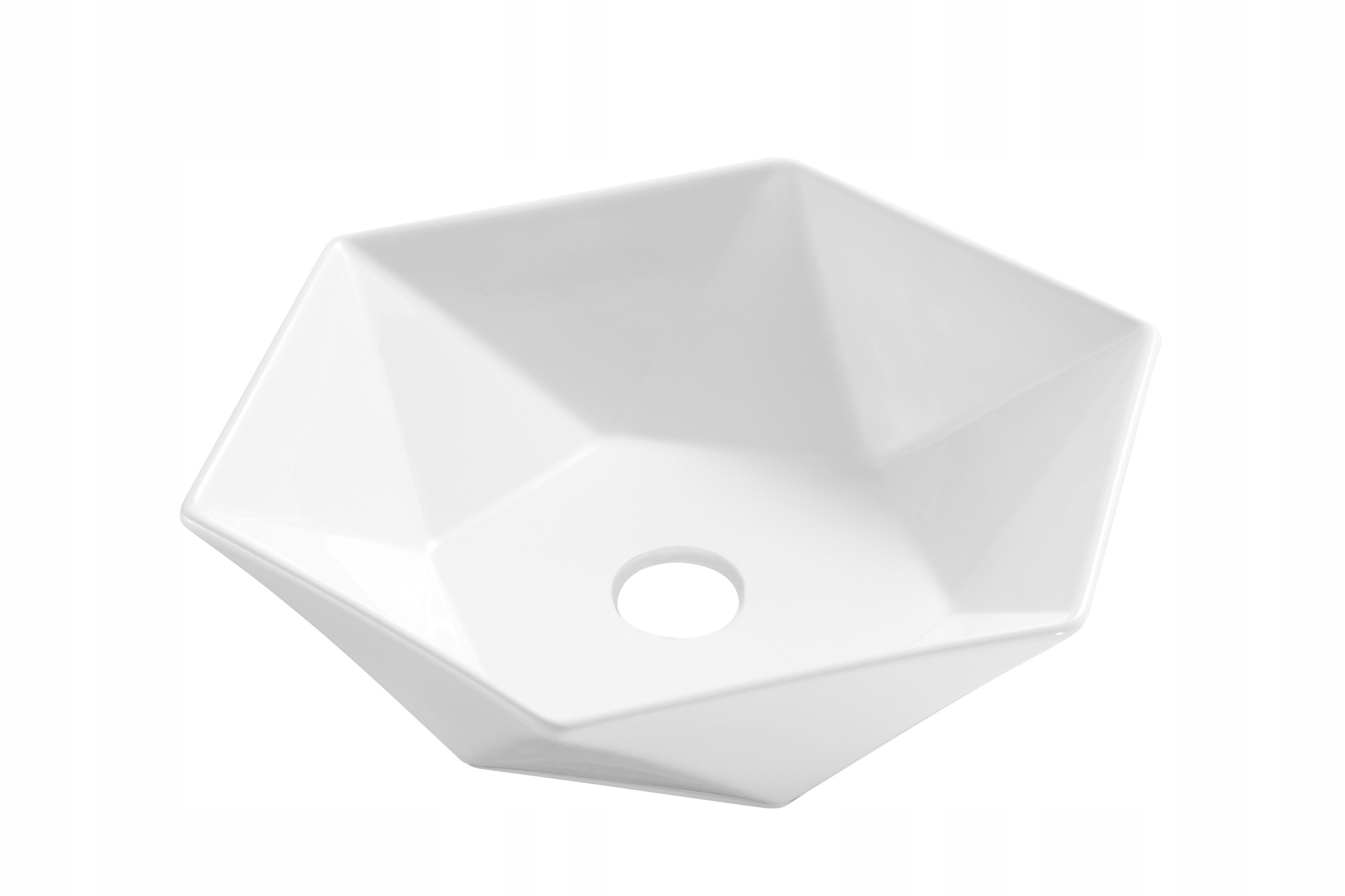 Asymetrické umývadlo -  NAKSOS CE-55-001 INVENA GEometric Washbasin