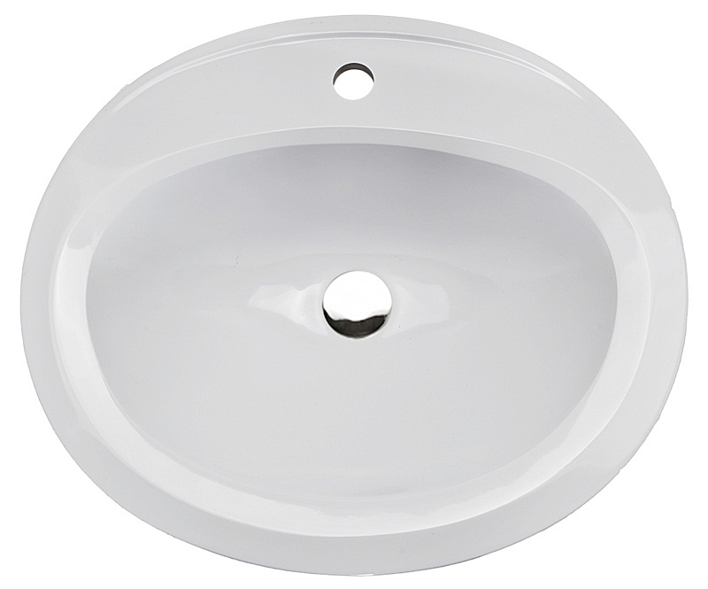 Umývadlo - Single-Chamber Boot Oval White Zapustený