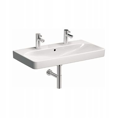 Umývadlo - Pravouhlý nábytok umývadlo s dvoma otvormi 90cm