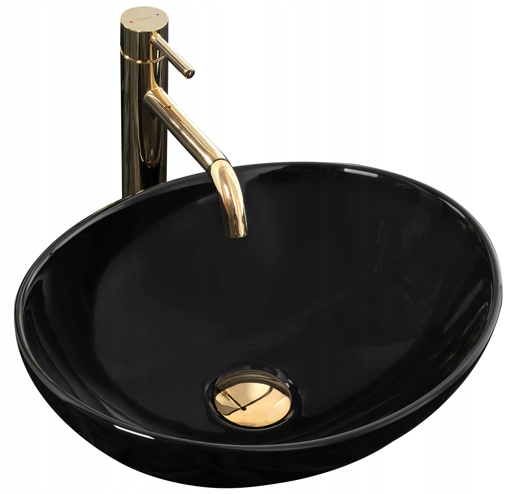 Umývadlo - Cartoon Washbasin 41x34.5x15 cm, čierna