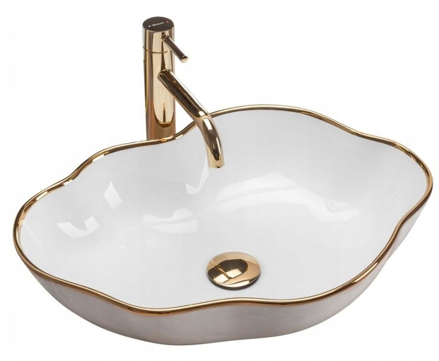 Asymetrické umývadlo -  Kadora UM455 Stone Marble Washbasin