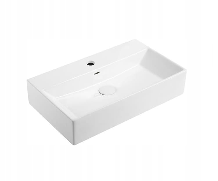 Umývadlo - 51x36x13.5 cm odstavenie umývadlo s prepadom, biela