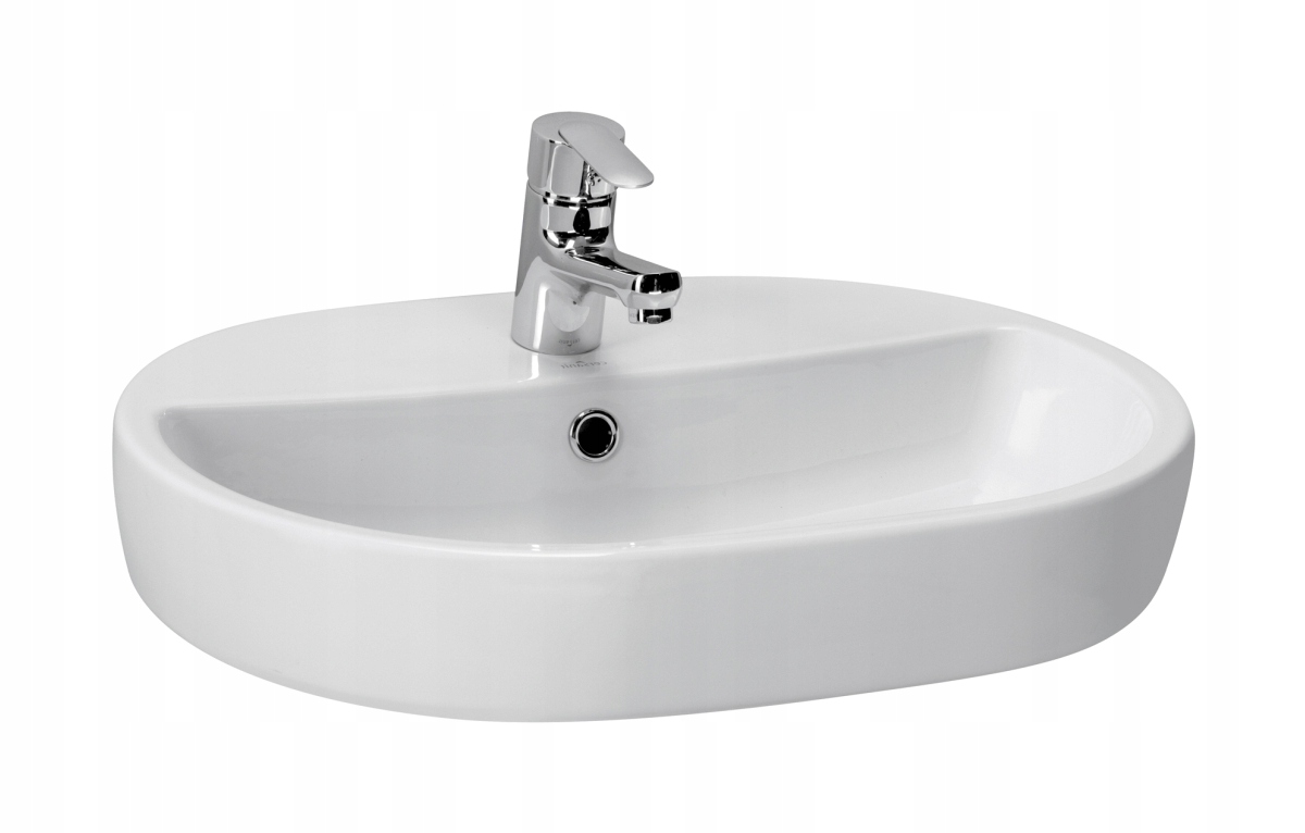 Umývadlo - Umývadlo 60cm biele Cersanit Caspia ovál
