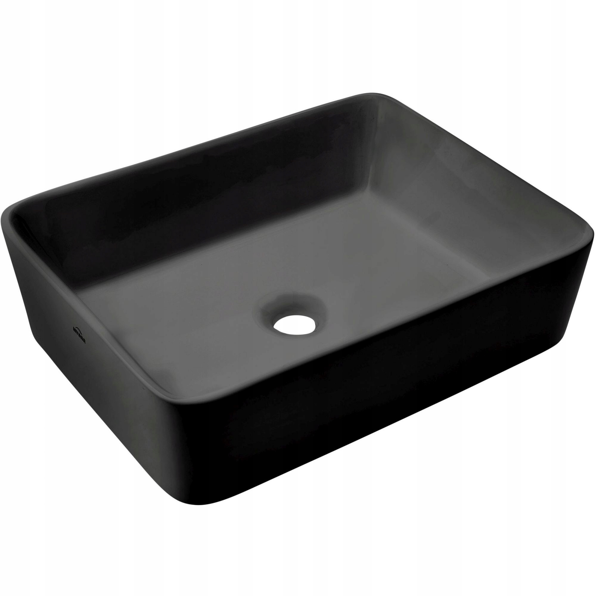 Umývadlo - WASHBASIN Black Invena 48.5x37,5 cm