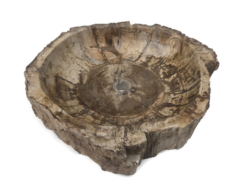 Asymetrické umývadlo -  Faktbasin Fossed Wood Kedora UM119