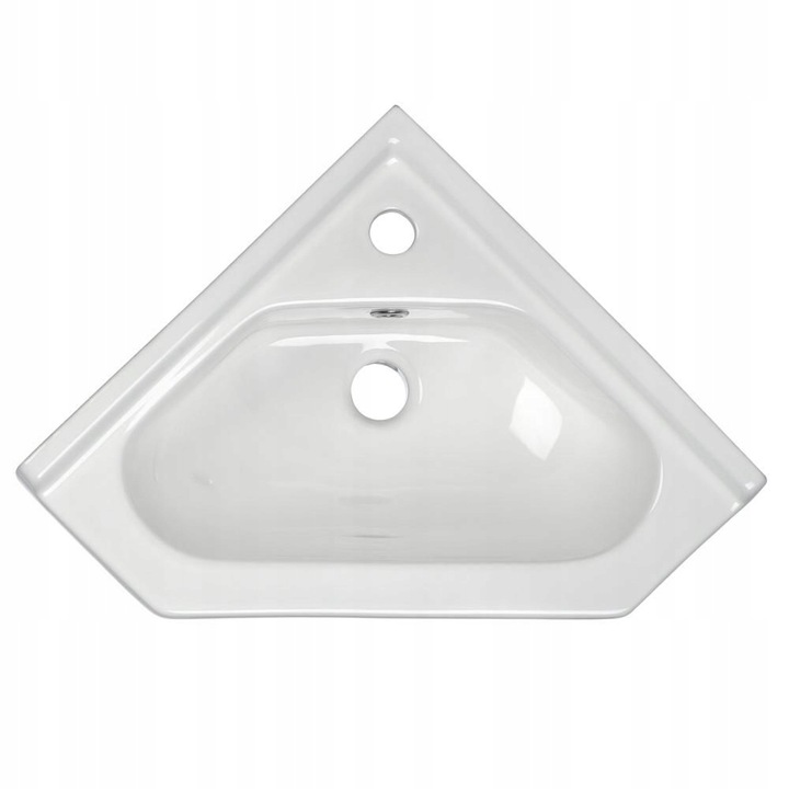 Asymetrické umývadlo -  Armando roh rohu Washbasin 40 cm 1600 deptrans