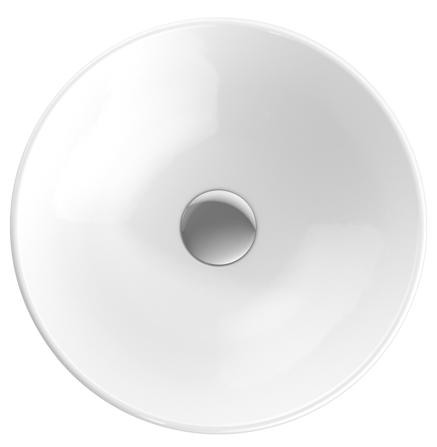 Umývadlo - DREZ ZAPUSTENIE 40 CM OKRUH BIELY
