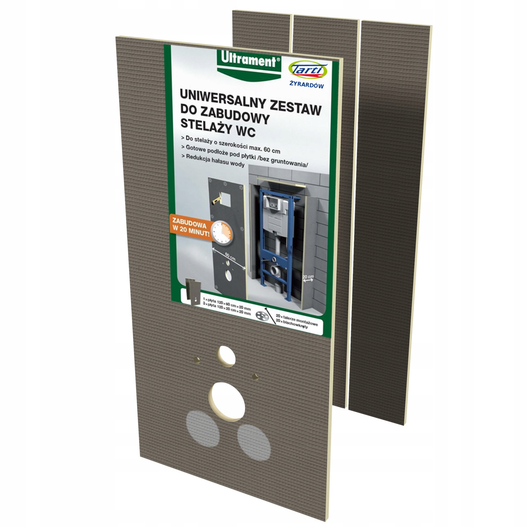 Ultrament kit pre zasklievanie Police WC 60cm