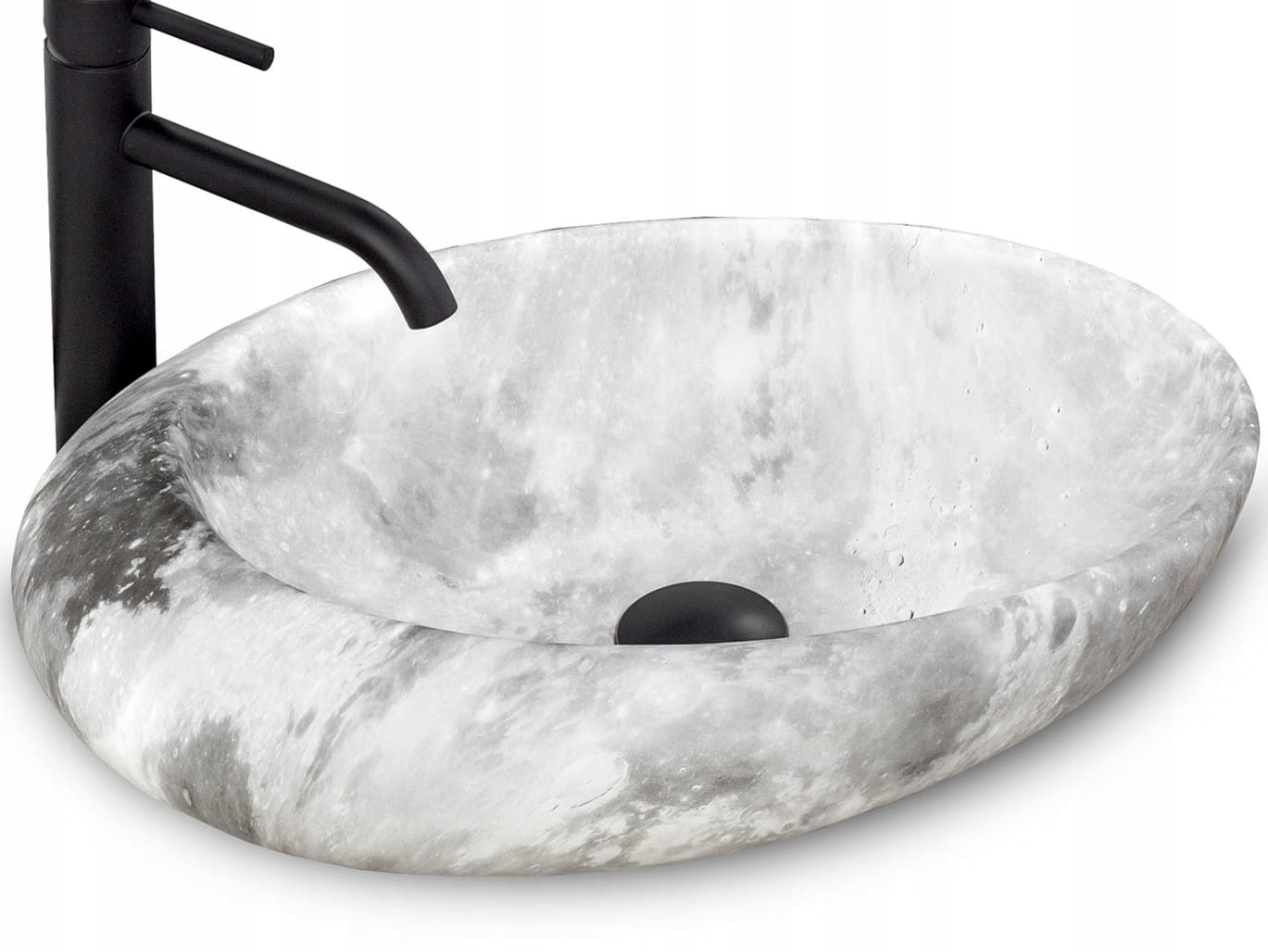 Umývadlo - Umývadlo 49x39x13.5 cm Cabalt, mramorový efekt