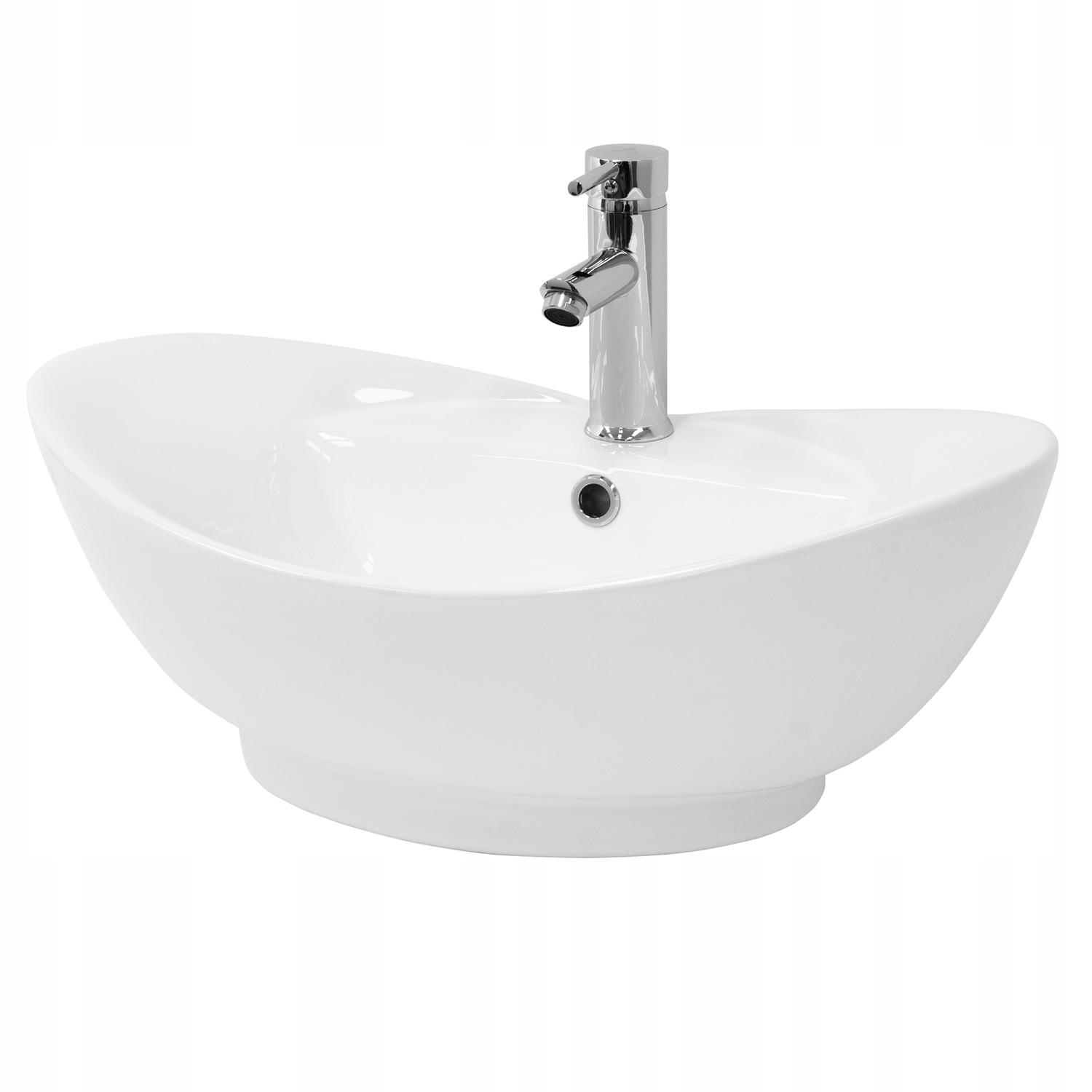Kuchynský drez - Washbasin 59x20.5x39,5 cm biela keramika ML Design