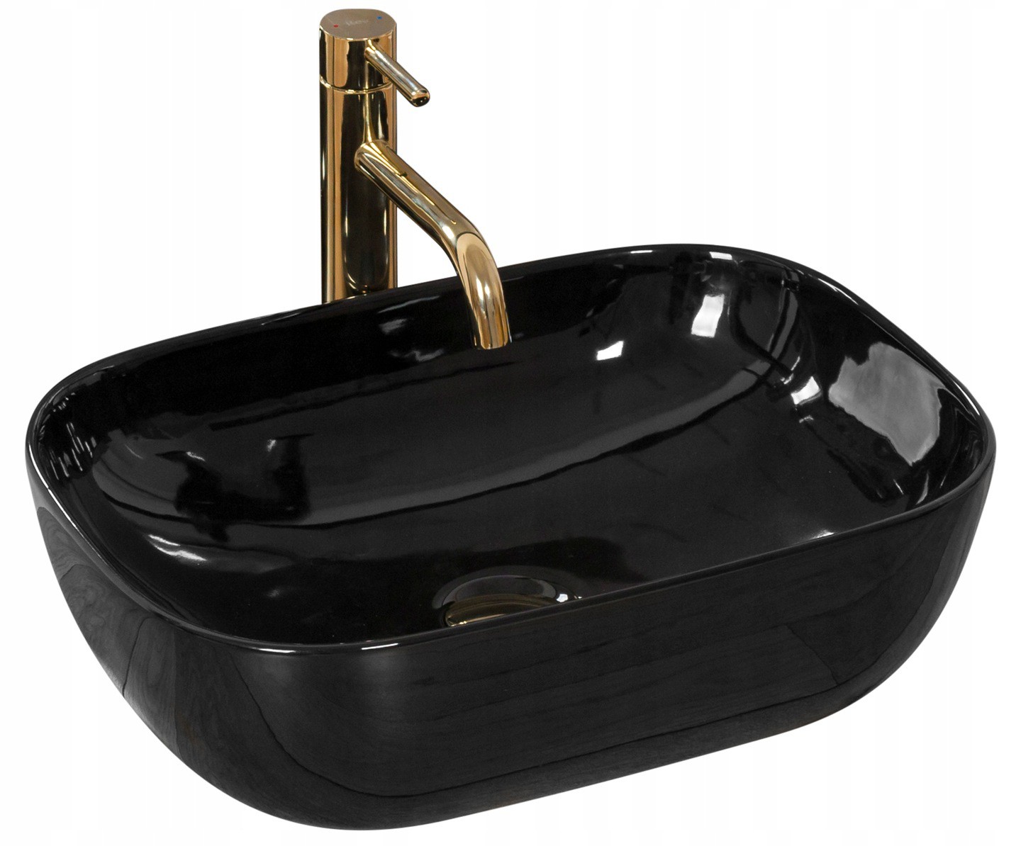 Umývadlo - Keramická nádrž Belinda Black Black