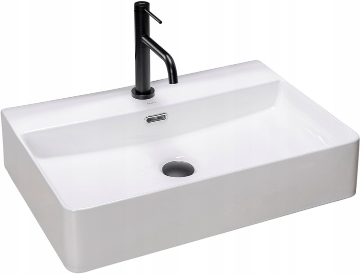 Umývadlo - Keramické keramické umývadlo gina 60cm biele