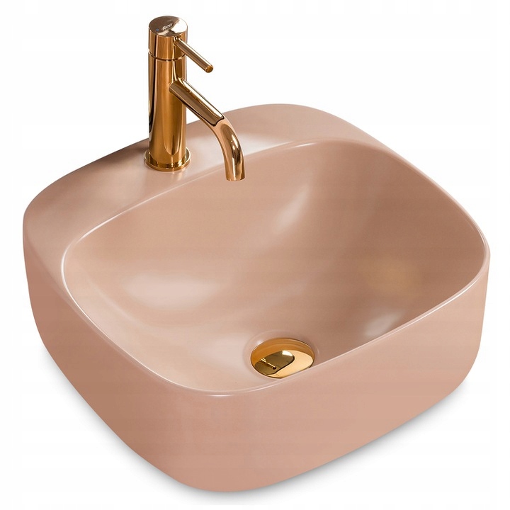 Umývadlo - Keramická umývadlo Luiza 42 BEIGE MAT