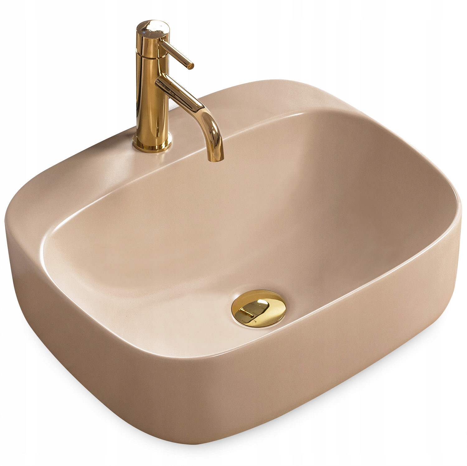 Umývadlo - Umývadlová keramika Nablate Luiza BEIGE MAT - RE