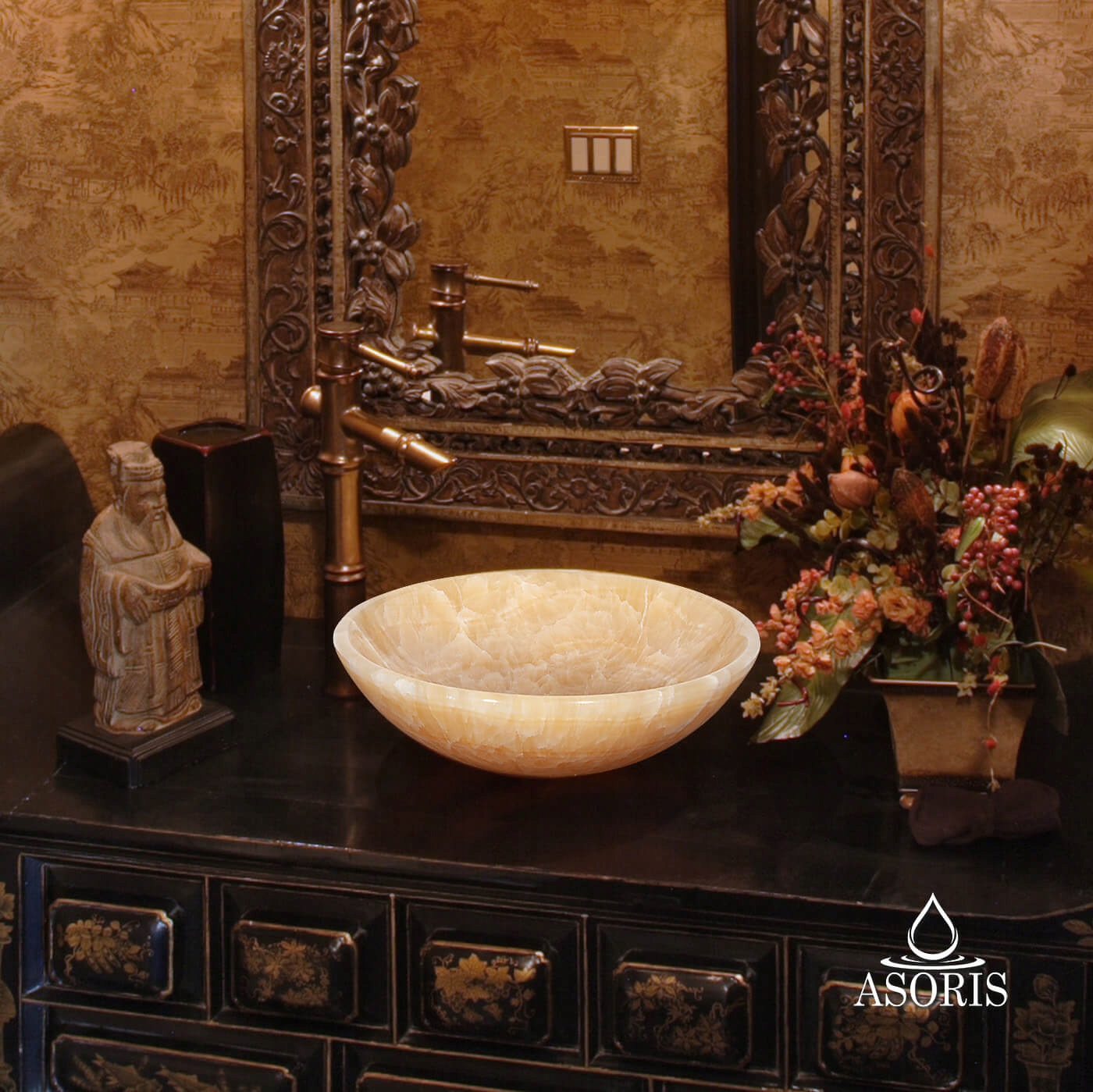 Umývadlo - Okenného krídla Basin Assoris (HN300_KR) Med Onyx