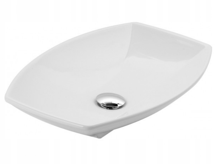 Asymetrické umývadlo -  Caeramic Washbasin CA trón 60 cm Vynikajúci