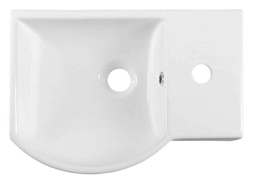 Umývadlo - WASHBASIN KERAMIKA PRAVÁ 45X32CM SKOĽNOSTI LIŤ