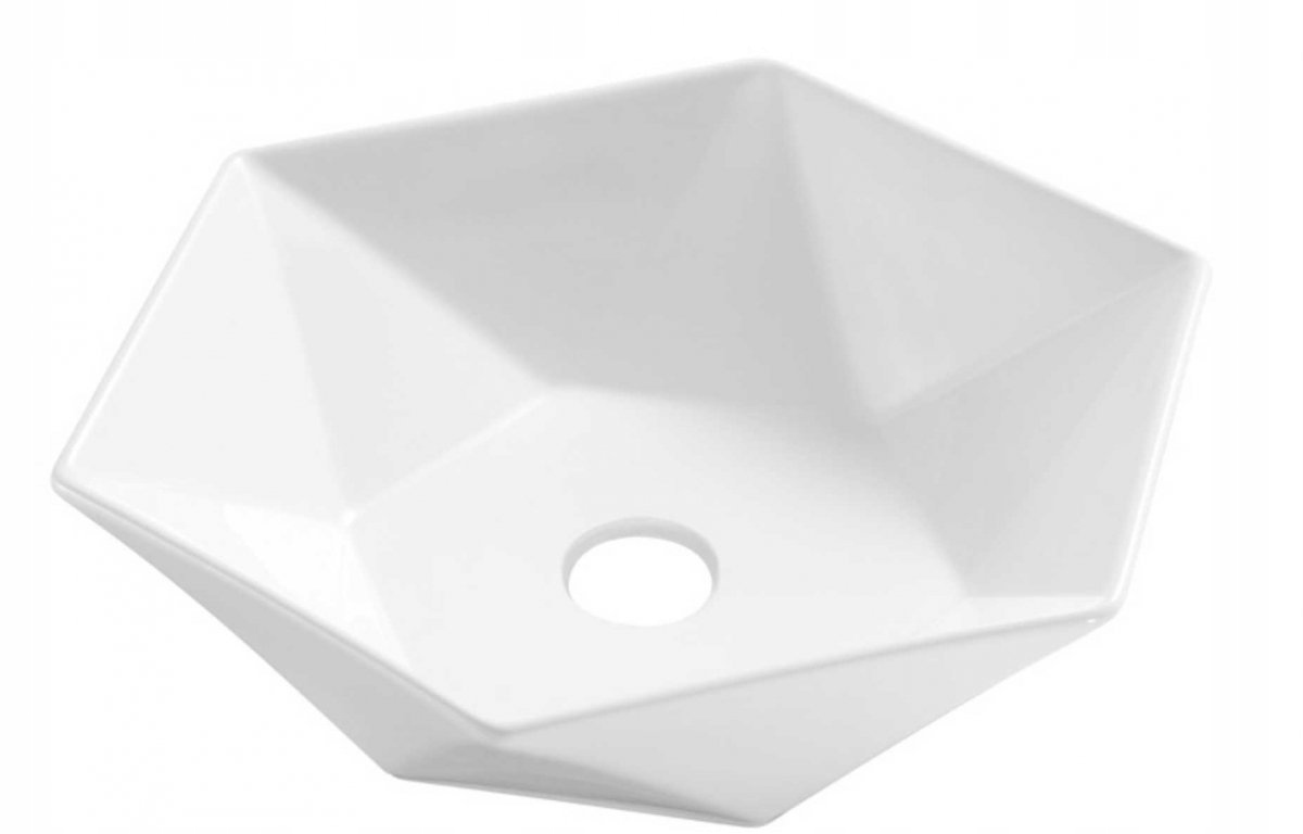 Asymetrické umývadlo -  Naksos Geometric Washbasin 54 cm CE-55-001