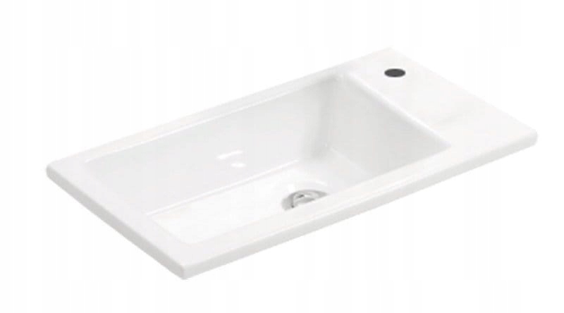 Umývadlo - Nábytok Washbasin 50x25cm, vpravo