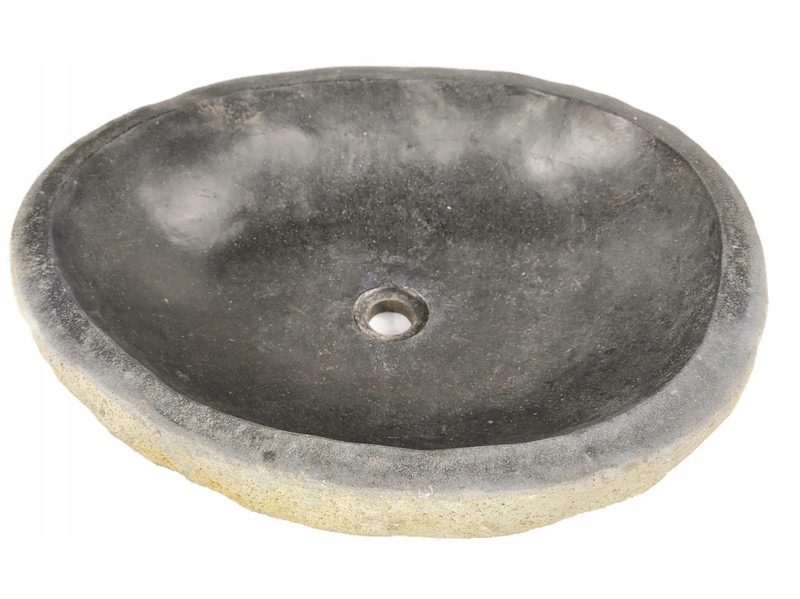Asymetrické umývadlo - River Stone Buru BR14 Stone A Washbasin na doske