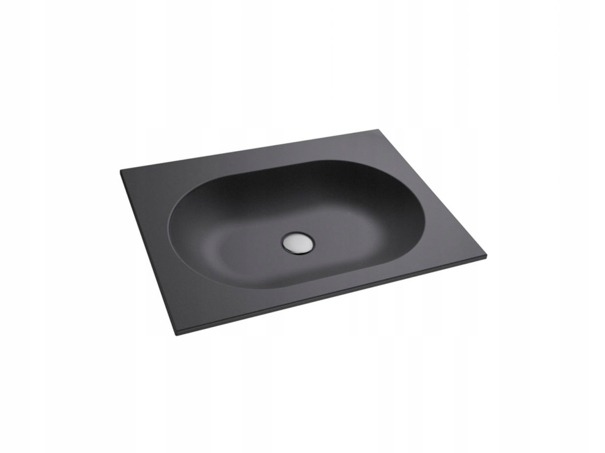 Umývadlo - Massi Raja Sky Black 50cm Washbasin