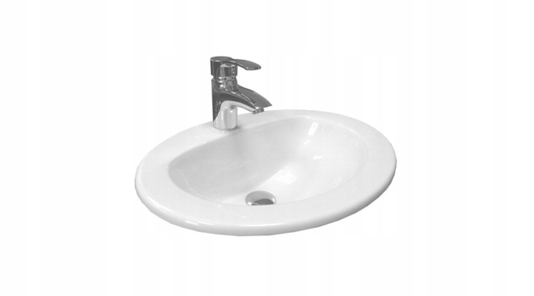 Umývadlo - Zapustené umývadlo v ESIN 52 cm na 43 cm