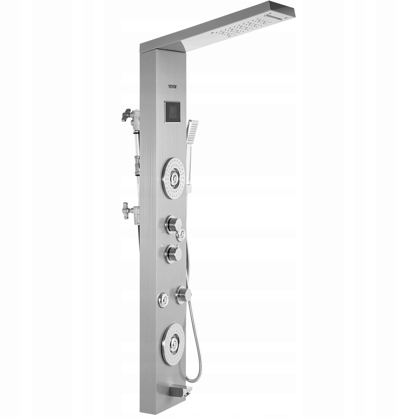 Sprchový panel - Záhradná sprcha vidaXL so stojanom WPC Steel