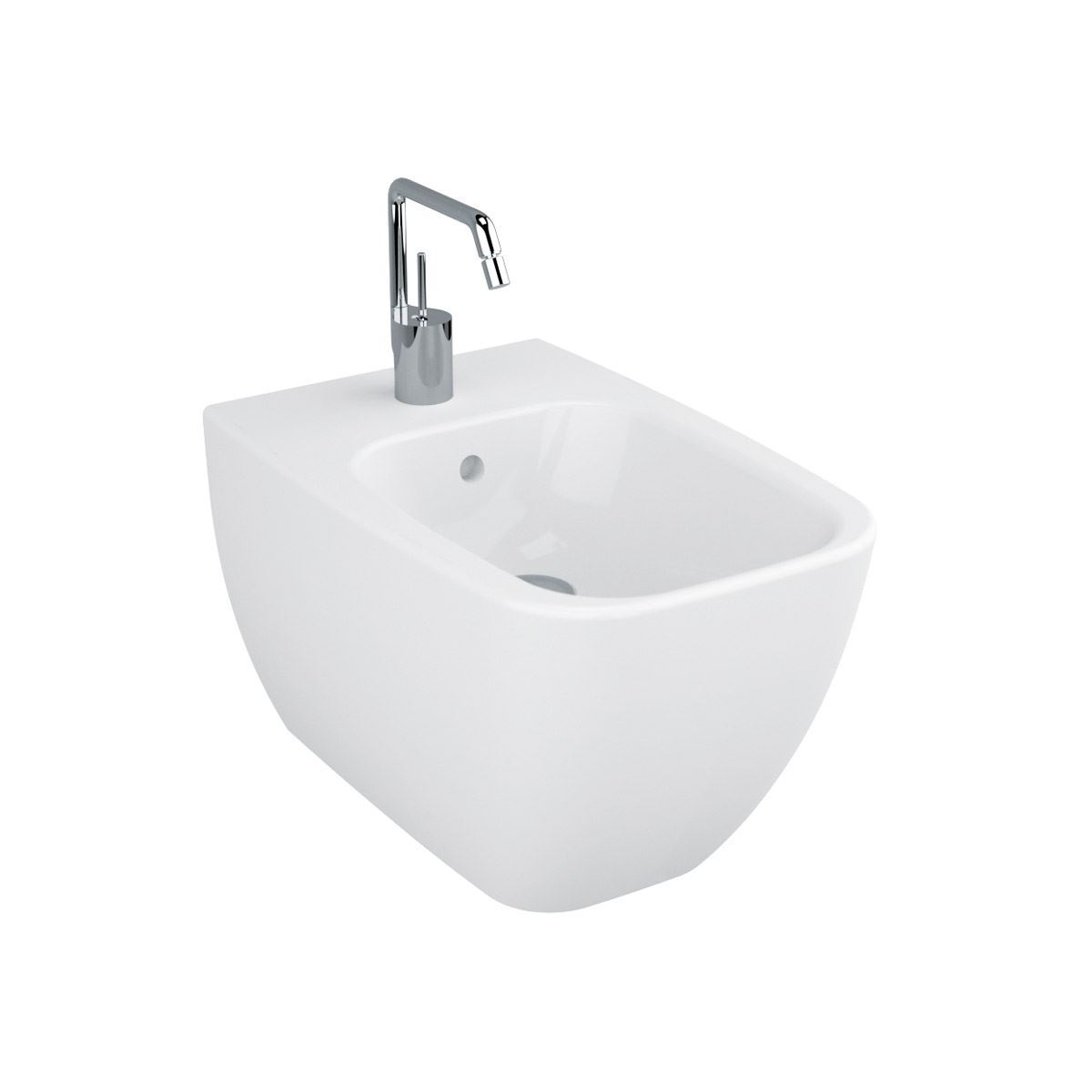 Bidet - VITRA SHIFT 54 CM Závesné Bidet 4394B003-1655