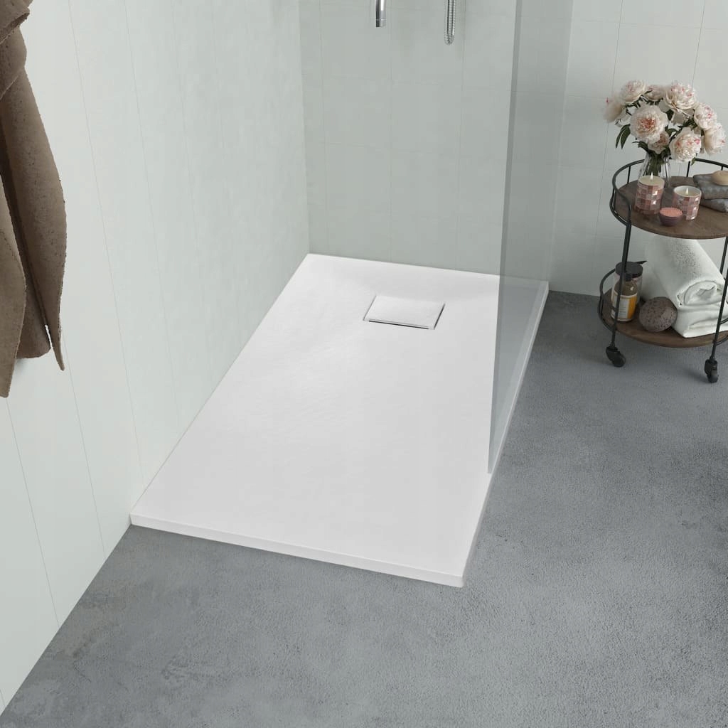 Sprchová vanička - Vidaxl Shower Tray, SMC, biely, 120 x 70 ° C