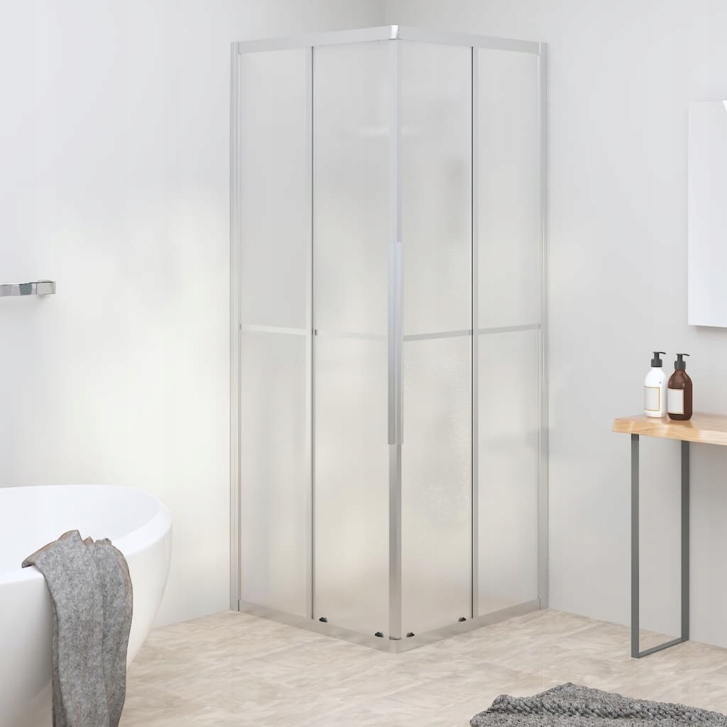 Sprchový kút, kabína - Vidaxl sprchová skrinka, mrazené sklo ESG, 70 x