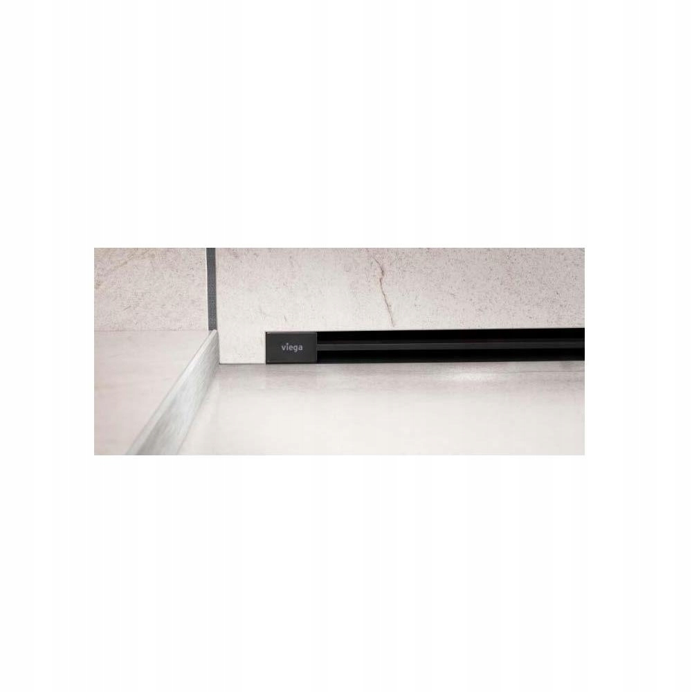 Sprchový žľab - Viega Advantix Kompletná stena Outflow Black 7cm