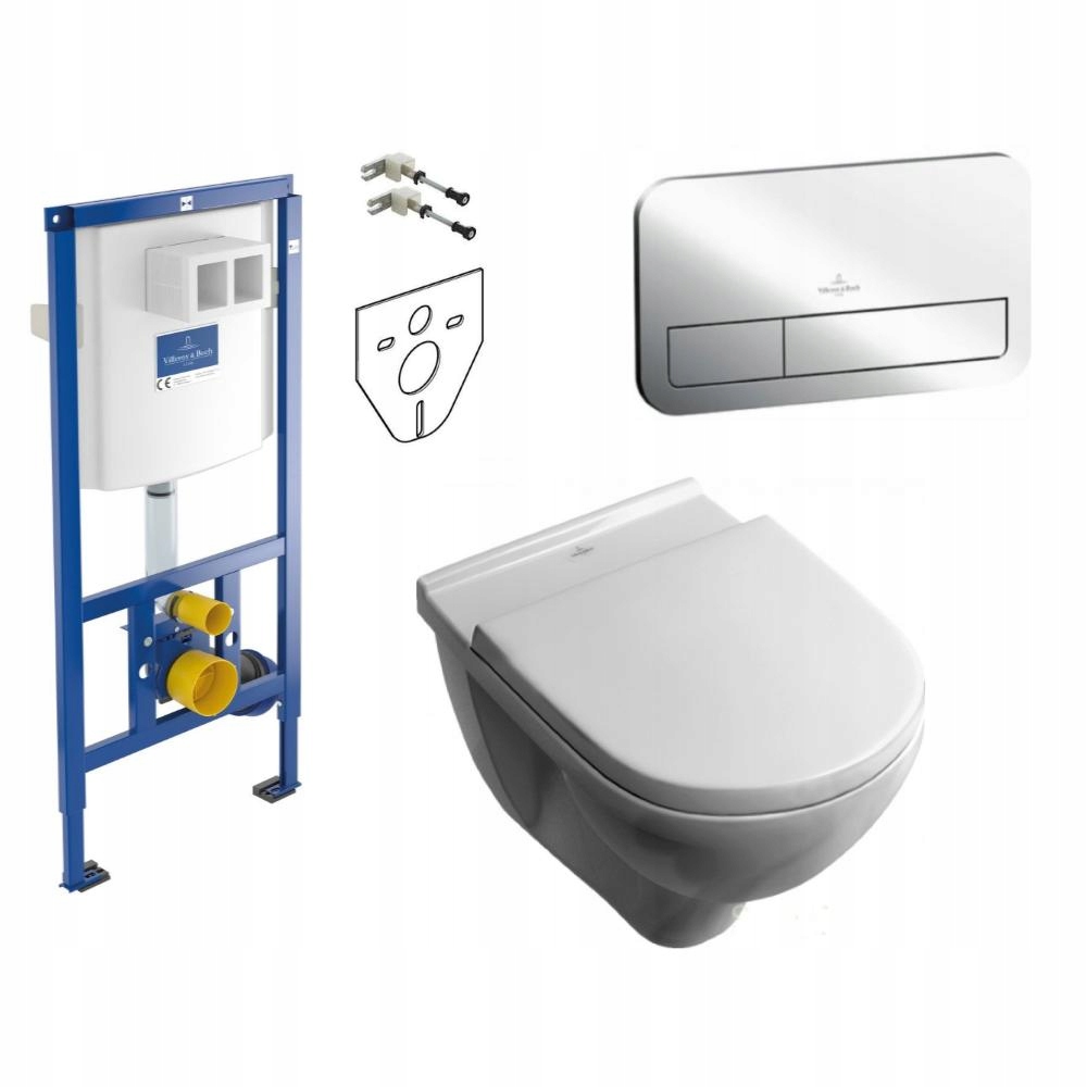 WC misa - Villeroy Viconnect O.novo rám + miska + doska