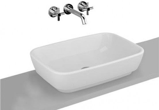 Umývadlo - VITRA SHIFT BOWL 55x37,5cm umývadlo na vrchole