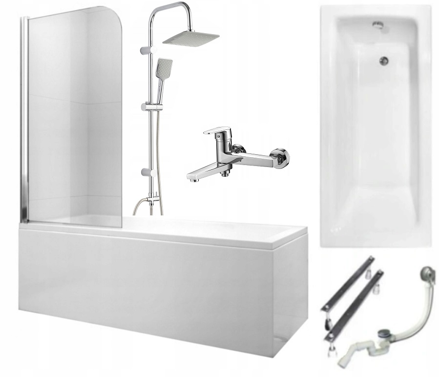 Vaňa - Wivea 75x120 Obdĺžniková vaňa so sedadlom+sifón