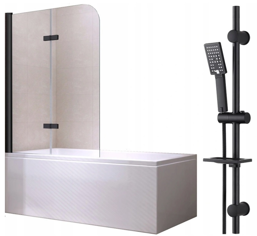 Vaňa - Vaňa 120x70 Kryt Black Screen + BLACK KIT