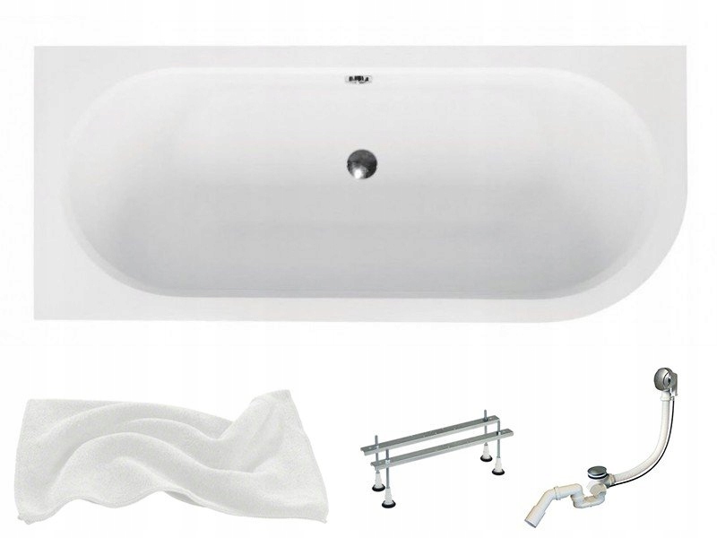Vaňa - VAŇA AVITA 150x75 ĽAVÁ BESCO + SIPHON AUTOMAT!