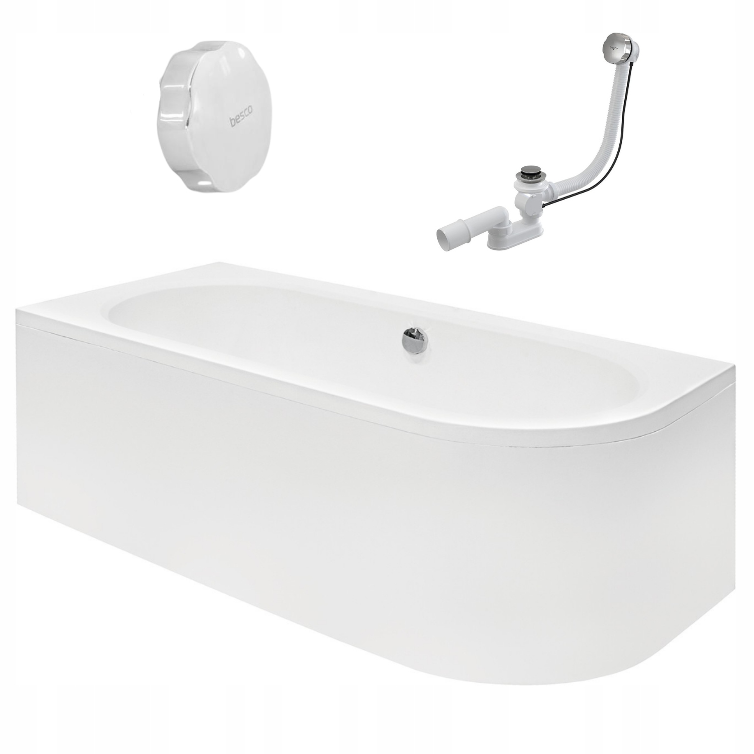 Vaňa - Vane Avita 170x75 vľavo BESCO + bývanie + sifón
